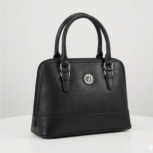 NWT Giani Bernini Black Saffiano Faux Leather Dome
Satchel.